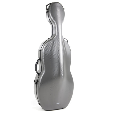 PURE by GEWA Cello Case, Polycarbonate 4.8, Grey wWheels