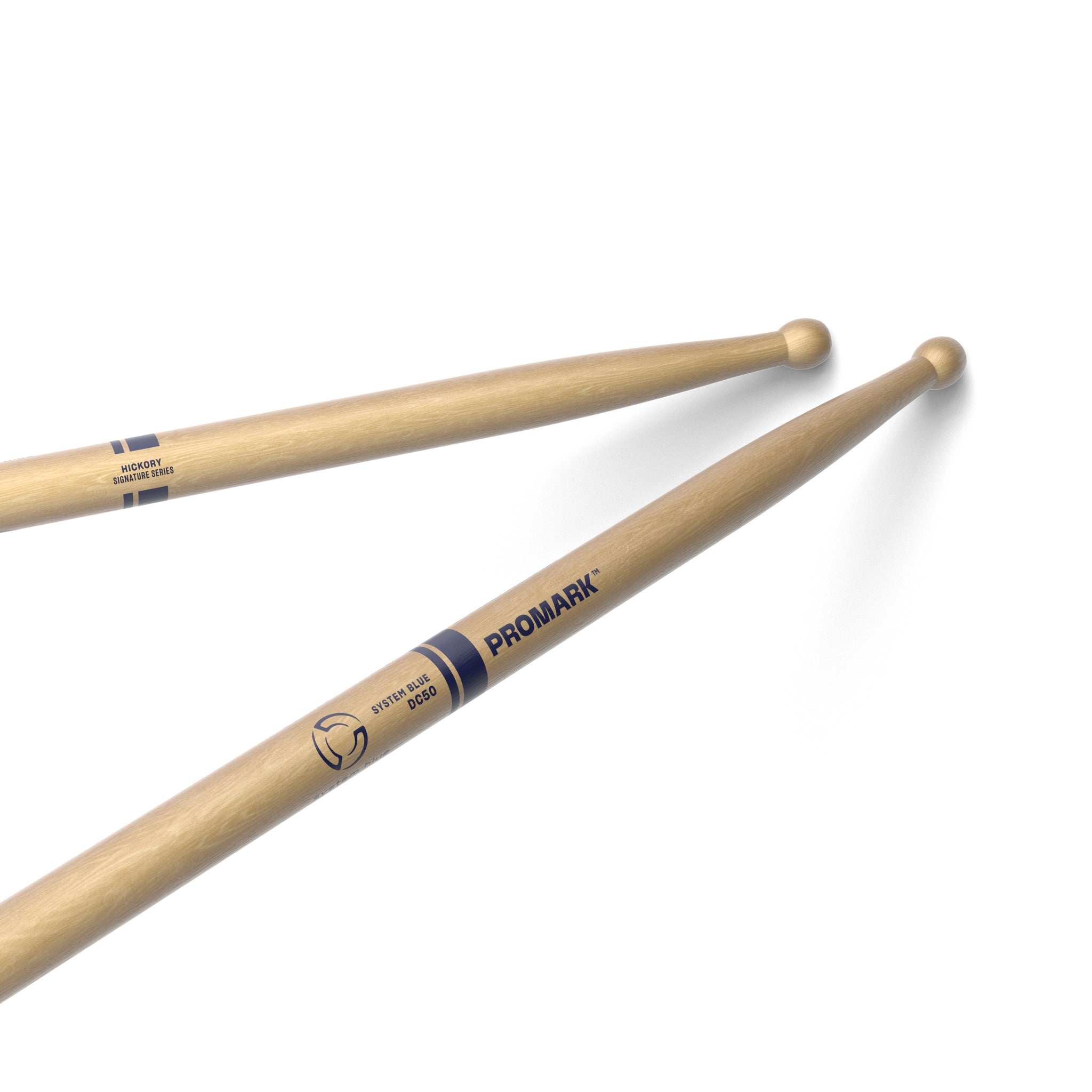 Promark Hickory DC50 System Blue Marching Drumstiks