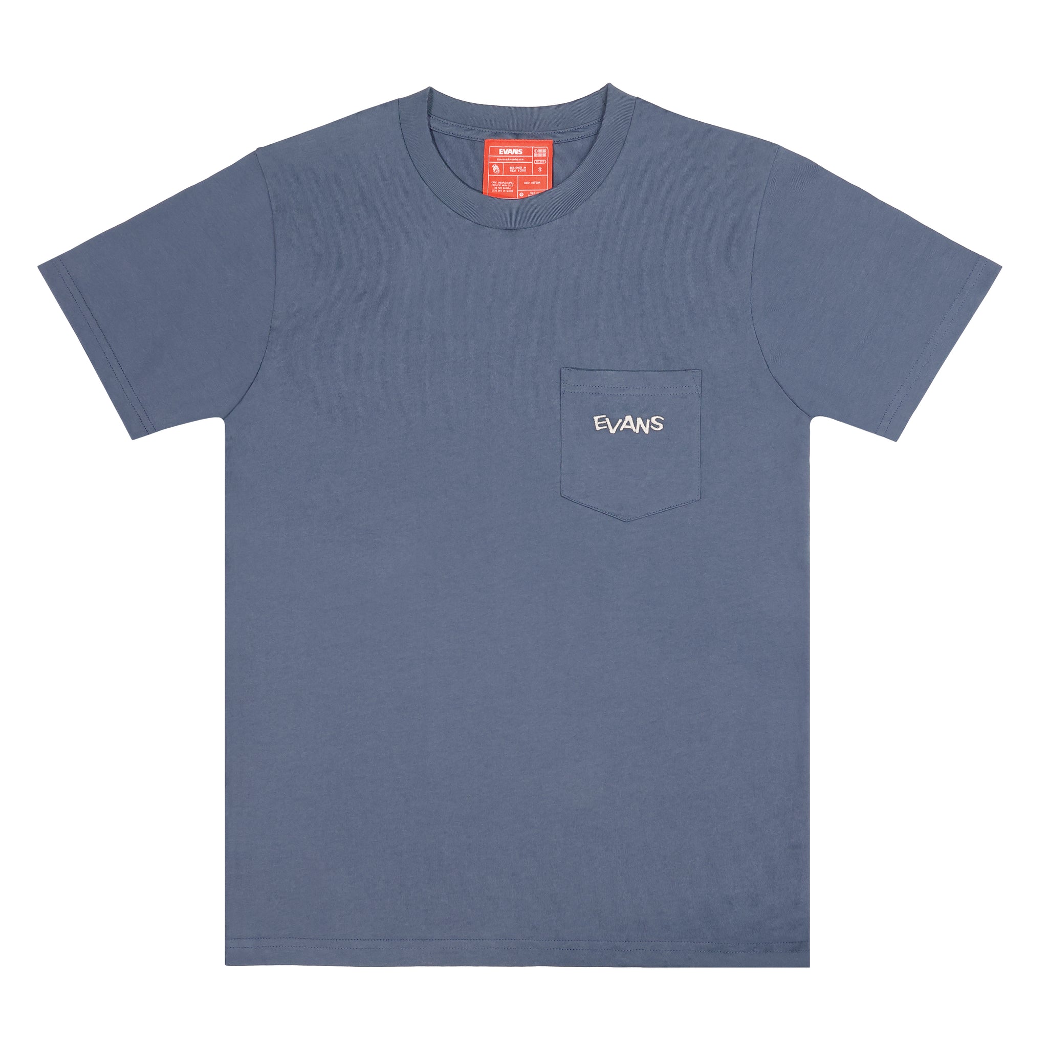 EVANS Heritage Pocket T-Shirt, Petrol Blue, S