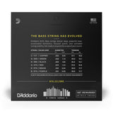 D'Addario 32-130 Hybrid Light 6-String, Multiscale, NYXL Bass Guitar Strings