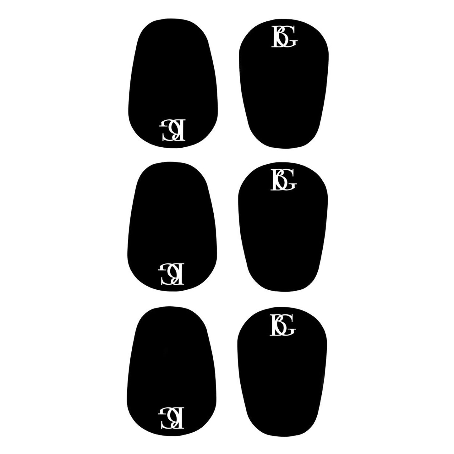BG Clarinet & Saxophone Mouthpiece Cushions 6 units, Black, Large 0.8mm, A10L