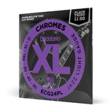 D'Addario 11-50 Jazz Light, Plain Third, XL Chromes Electric Guitar Strings