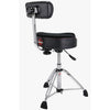 Gibraltar 9000 Series 16 Hydraulic Cordura Saddle Drum Throne with Backrest