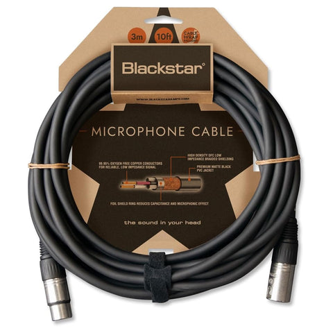 Blackstar 10ft Professional XLR Microphone Cable