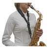 BG Comfort Alto Saxophone Strap, Metal Hook, Small, S12SH