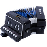D'Luca Kids Series Button Accordion, Black