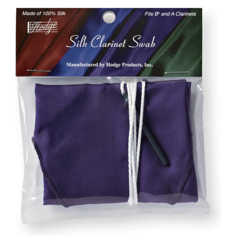 Hodge Silk Swab, Clarinet, Purple