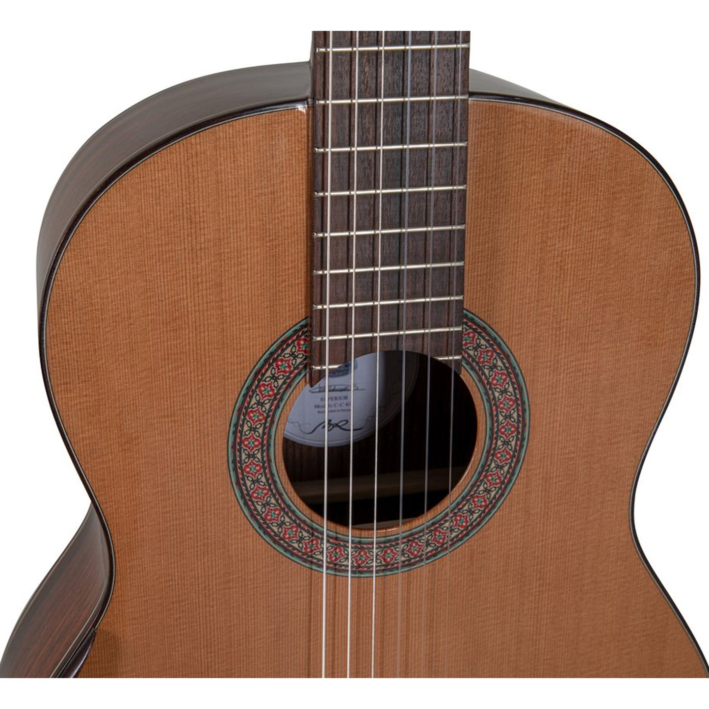 Manuel Rodriguez Classical Guitar Superior C-C, Cedar/Ind. Rosewood 4/4, Gloss
