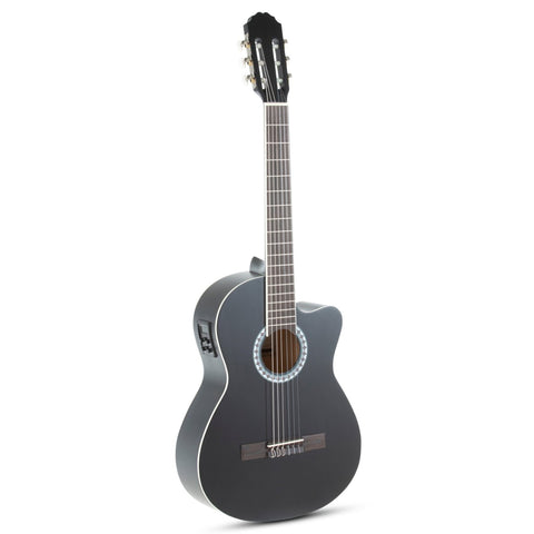 GEWA Basic E-Acoustic Classical Guitar 4/4 Black