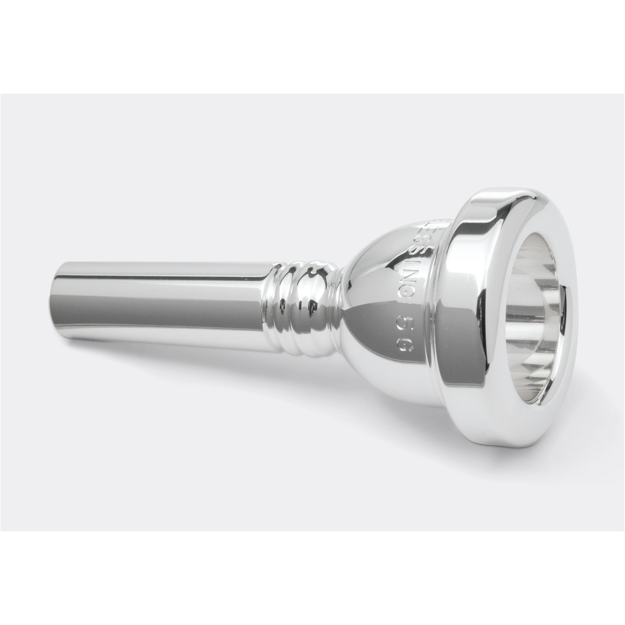 Blessing Trombone Mouthpiece, 5G, Large Shank, Silver-Plated