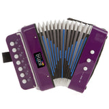 D'Luca Kids Series Button Accordion, Purple