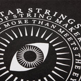 D'Addario All Seeing Eye T-Shirt, Faded Black, S