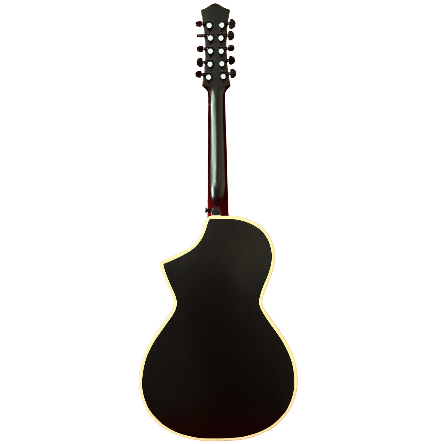 D'Luca Artisan Acoustic Electric Bajo Quinto, Onyx