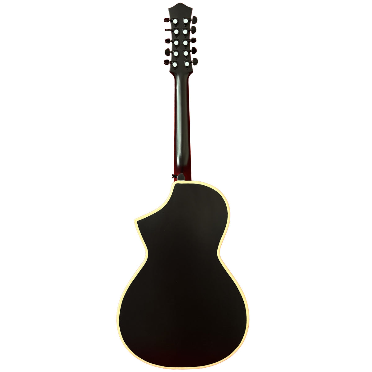 D'Luca Artisan Acoustic Electric Bajo Quinto, Onyx