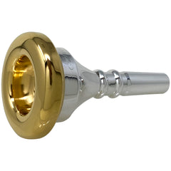 Garibaldi R22 Trombone Silver Plated Single-Cup Gold-Plated Rim Mouthpiece Size R22