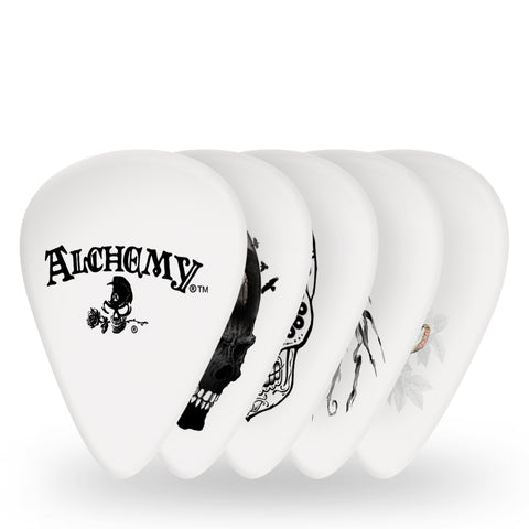 D'Addario Alchemy Picks Skull Collection