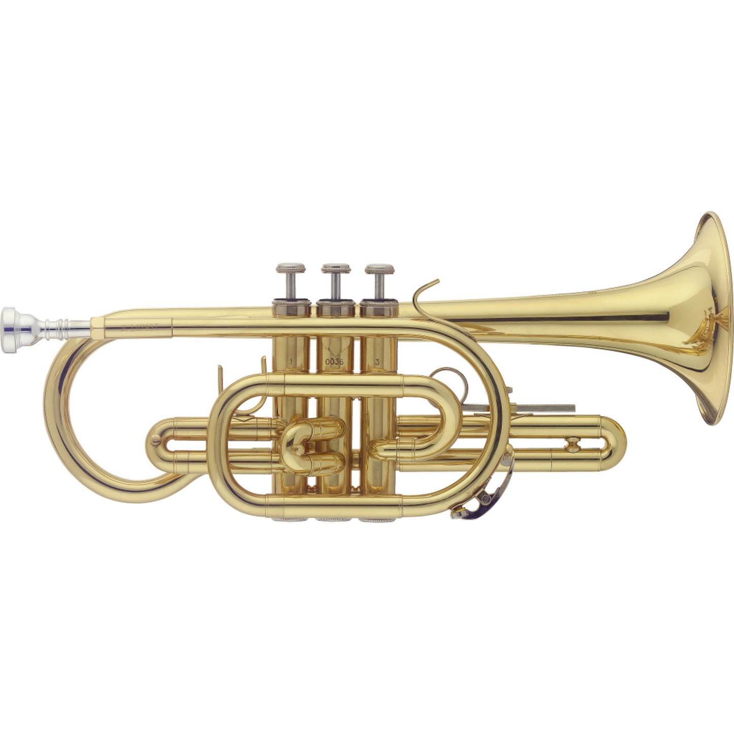 Stagg Bb Cornet, Clear Lacquer In ABS Case