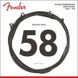 Fender 9120 Bass Strings, Nylon Tapewound, Long Scale, .058-.110