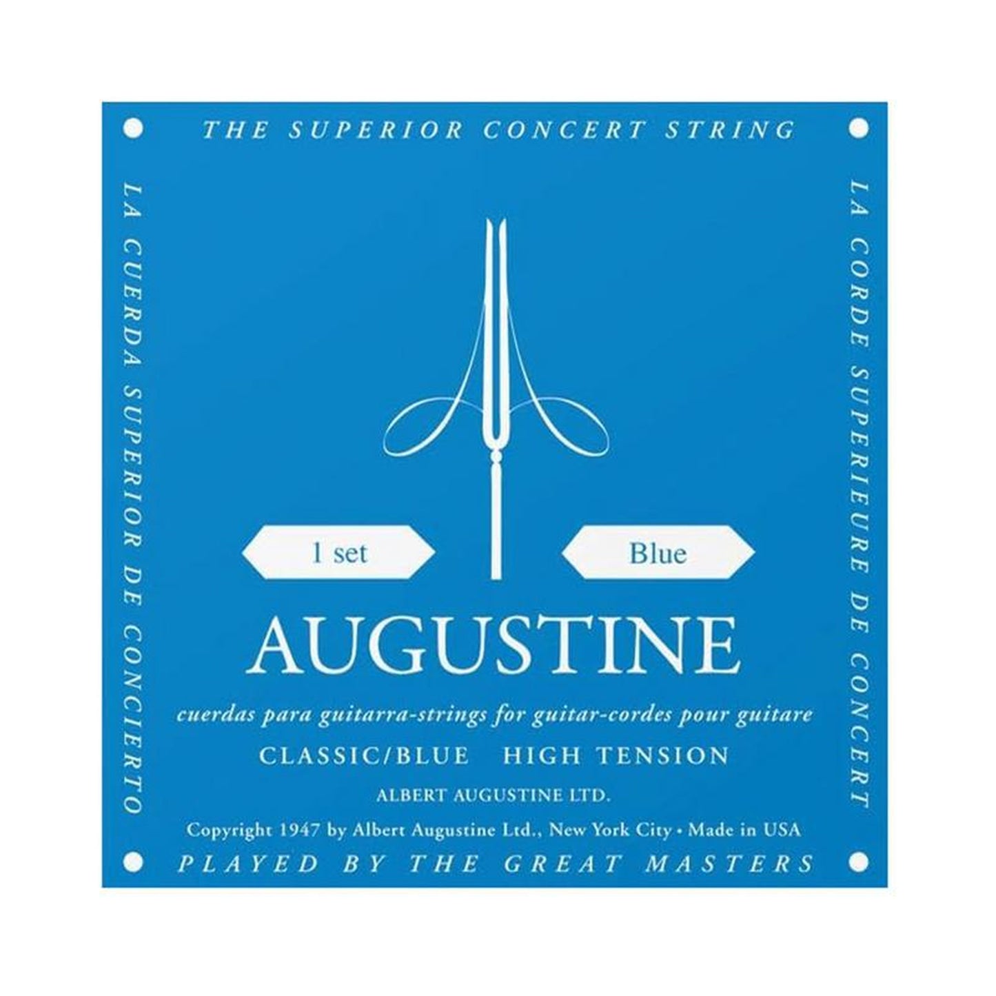 Augustine Nylon Guitar String, Classic Blue Label Set
