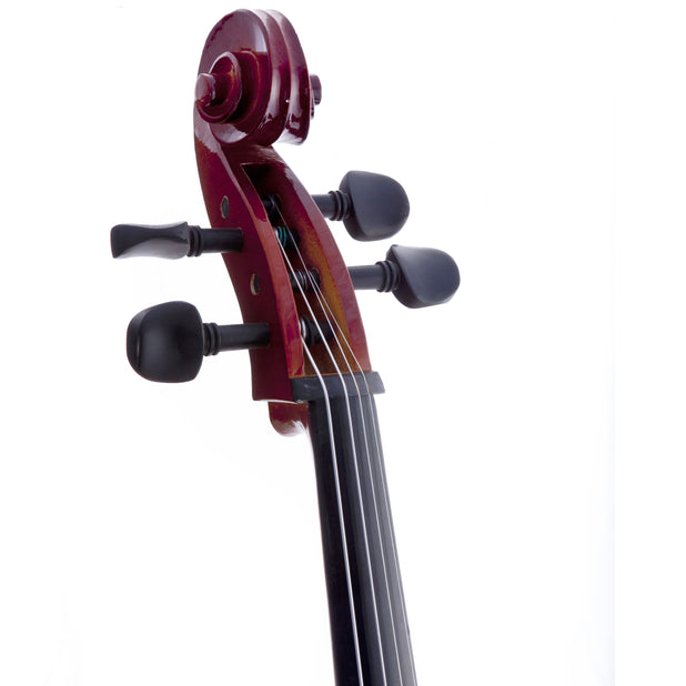 D'Luca Meister Student Cello Package 3/4 Size w/Stand, Bag, Tuner, Rosin & Bow