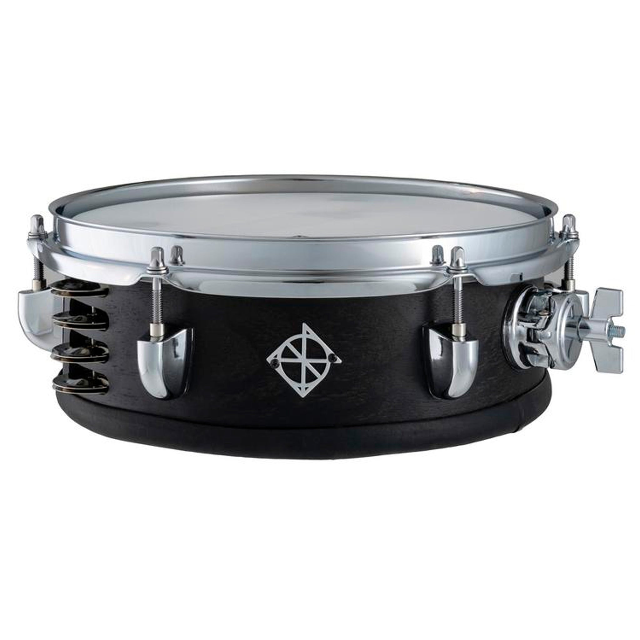 Dixon Little Roomer Snare Drum 3.5x10" Single Head with Jingles Black Coal