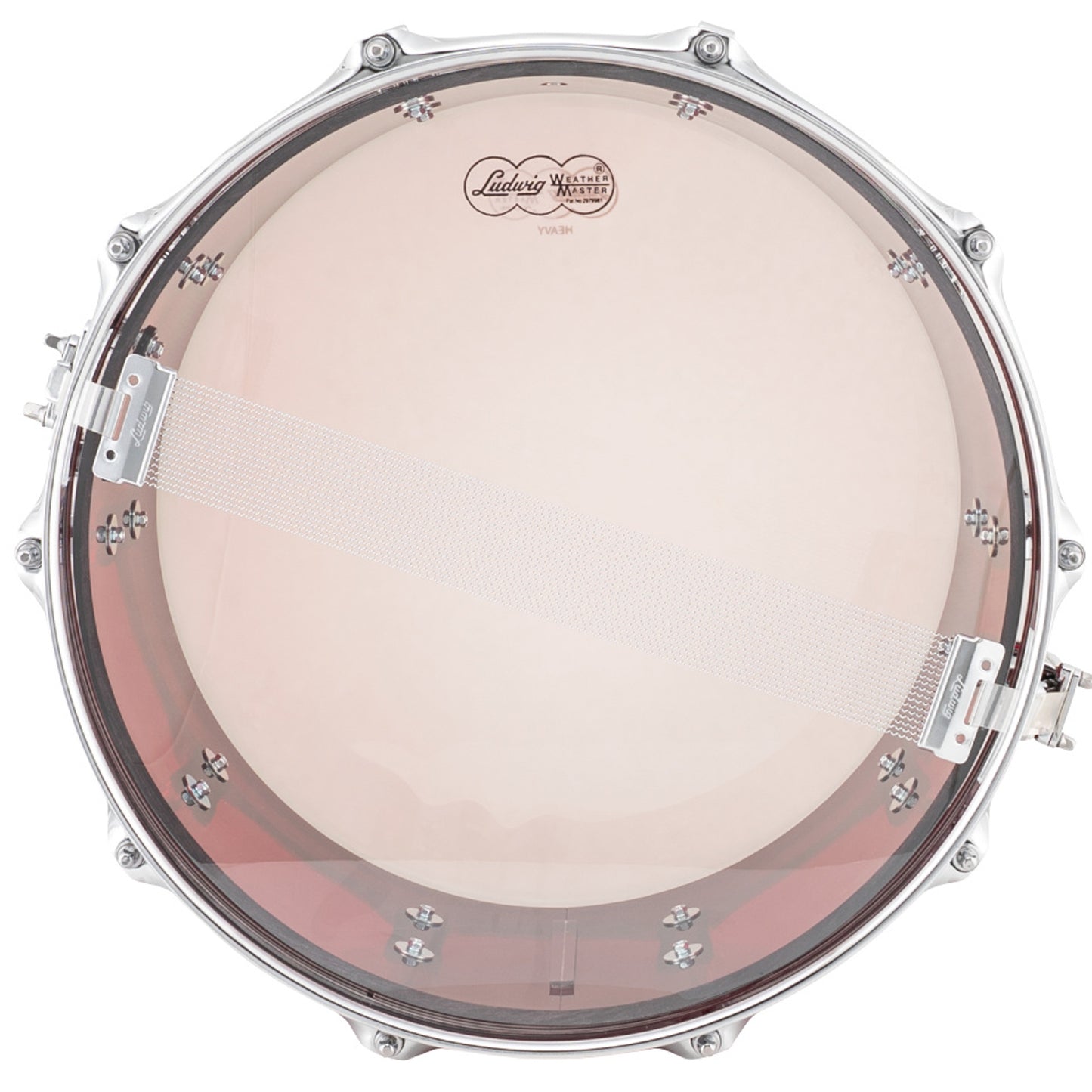 Ludwig Vistalite 6.5 x 14 Snare Drum Blue