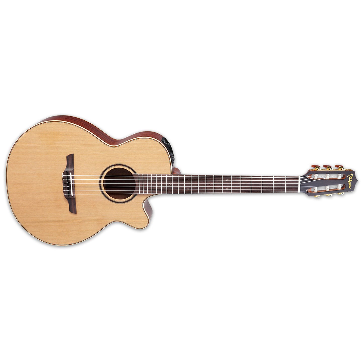 Takamine P3FCN Pro 3 Classical-Electric Guitar W/Semi-Hard Case