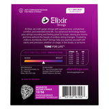 Elixir Phosphor Bronze Acoustic Guitar Strings, NANOWEB, Medium (.013-.056)