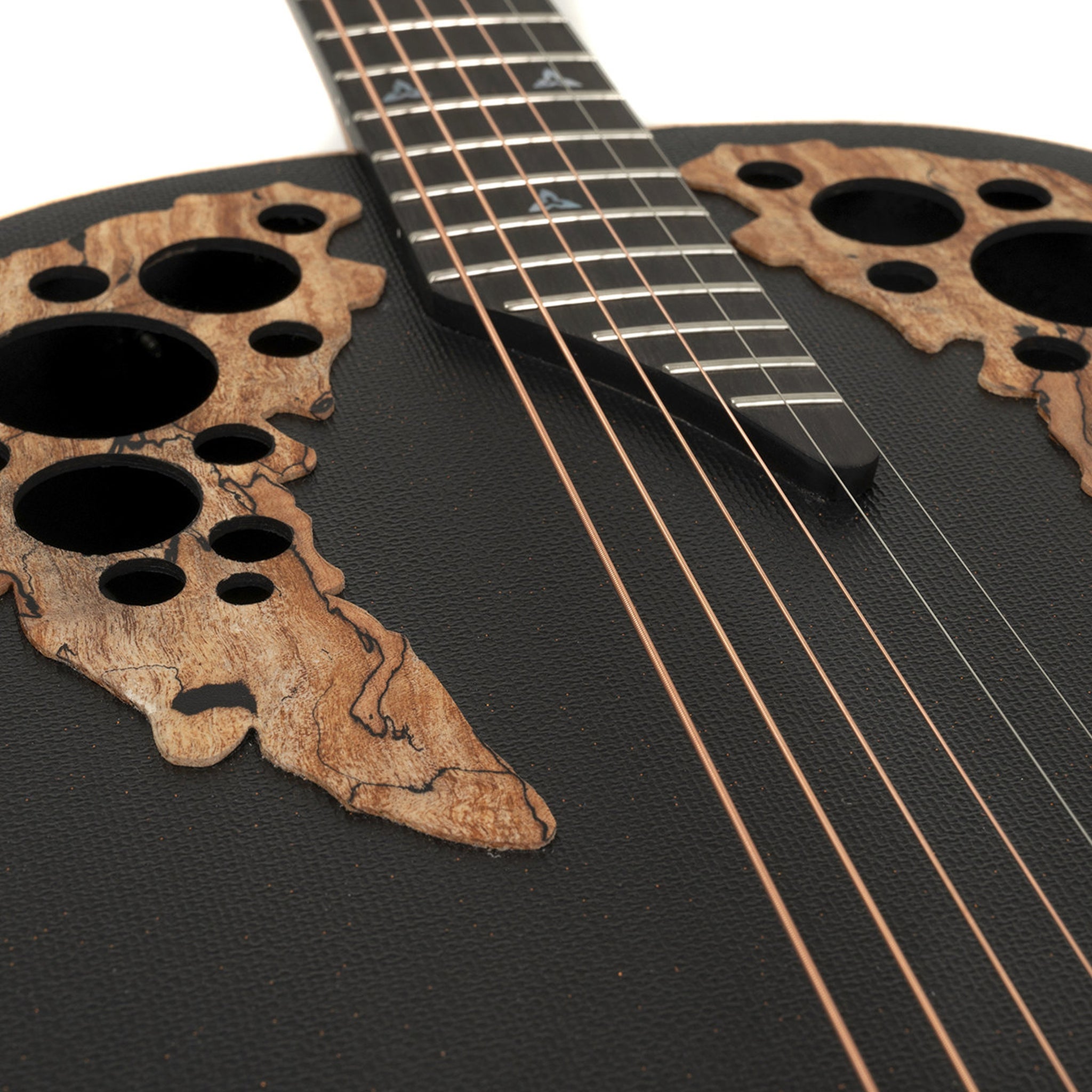 Adamas E-Acoustic Guitar U581T-SPM, MS/Mid/Non-Cutaway, Black Satin Coppper Metal Flake