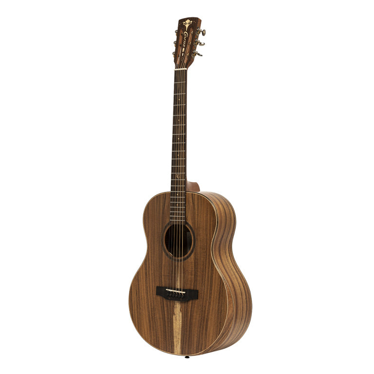 Crafter Mino Series, Big Mino Shape Acoustic-Electric Guitar Koa, Left Handed