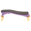 Kun Violin Shoulder Rest, Collapsible, 1/4-1/16, Purple