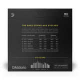 D'Addario 45-130 HybridLight 5-String, Multiscale, NYXL Bass Guitar Strings