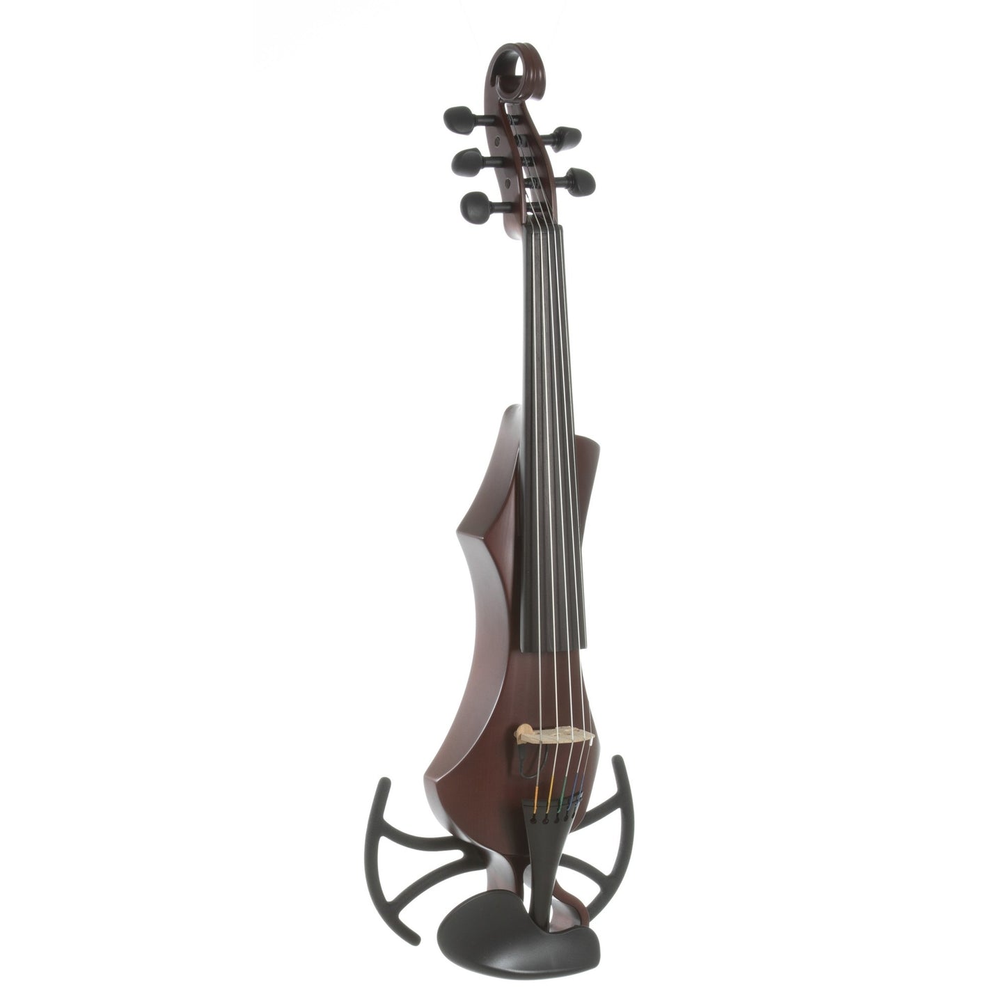 GEWA Novita 3.0 Electric 5-Strings Violin, Red Brown, With Universal Shoulder Rest Adapter