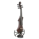 GEWA Novita 3.0 Electric 5-Strings Violin, Red Brown, With Universal Shoulder Rest Adapter