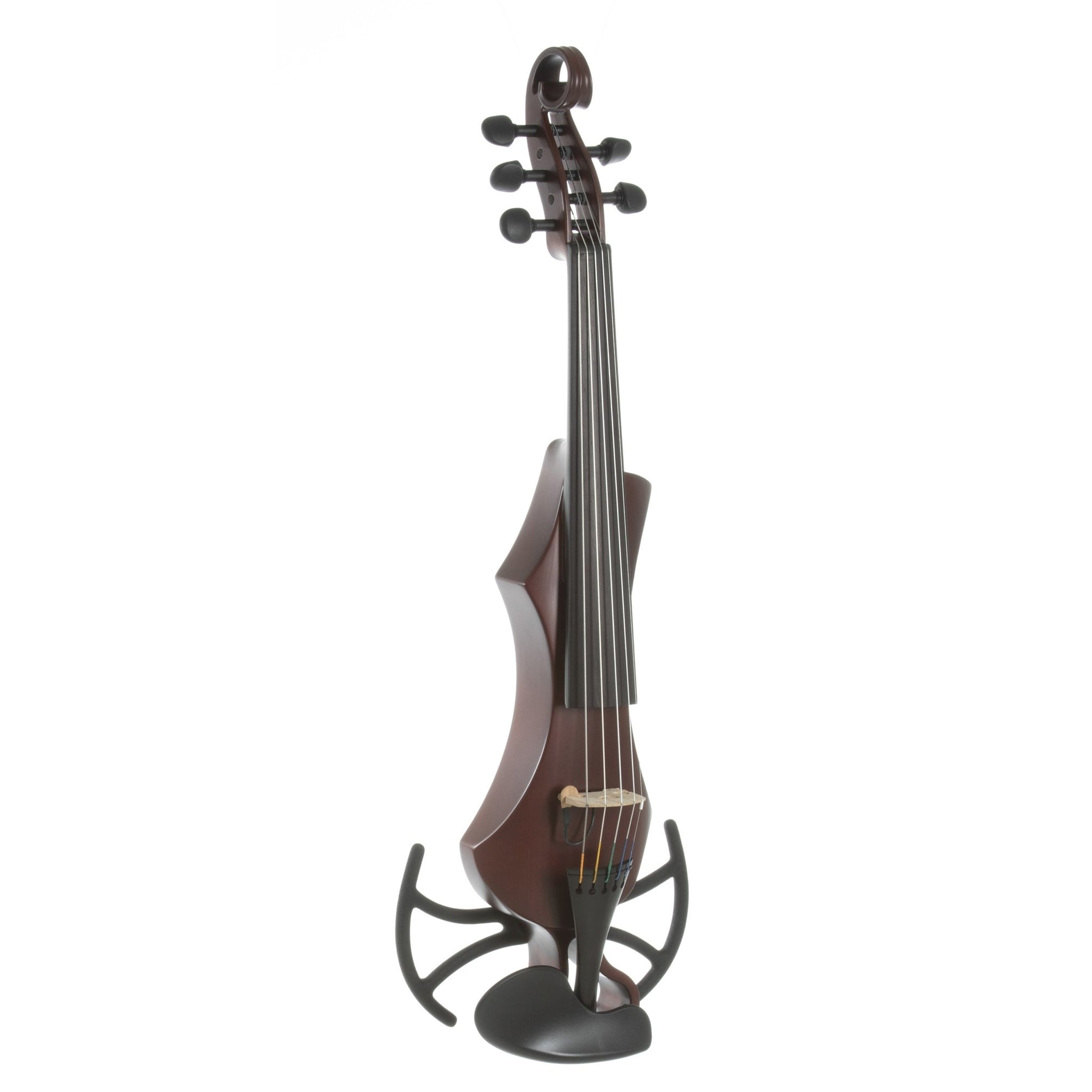 GEWA Novita 3.0 Electric 5-Strings Violin, Red Brown, With Universal Shoulder Rest Adapter