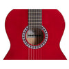 GEWA Basic Classical Guitar 3/4 Transparent Red