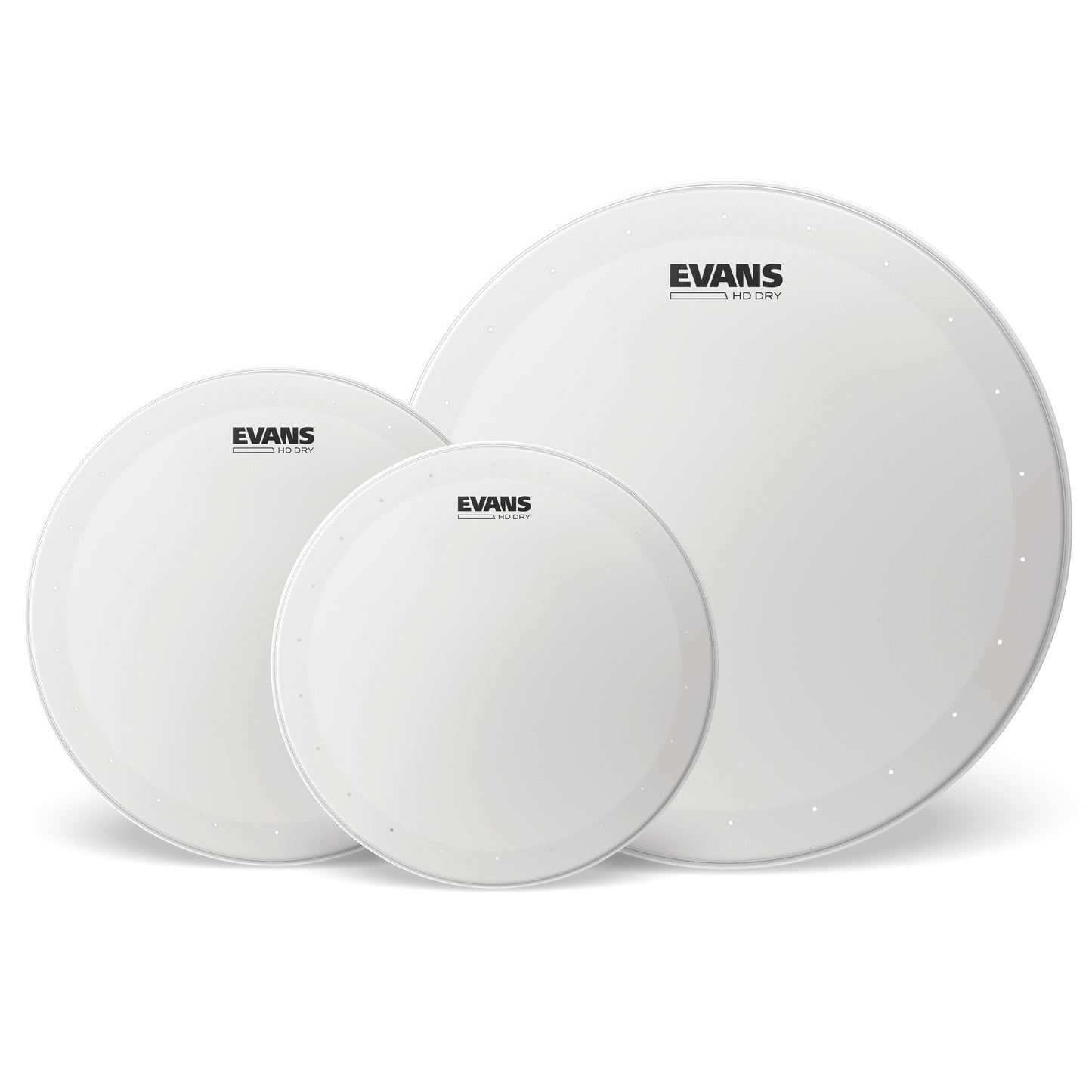 Evans HD Dry Tompack, Rock (10 inch, 12 inch, 16 inch)