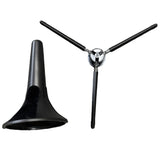 D'Luca Portable Folding Trumpet Stand Black