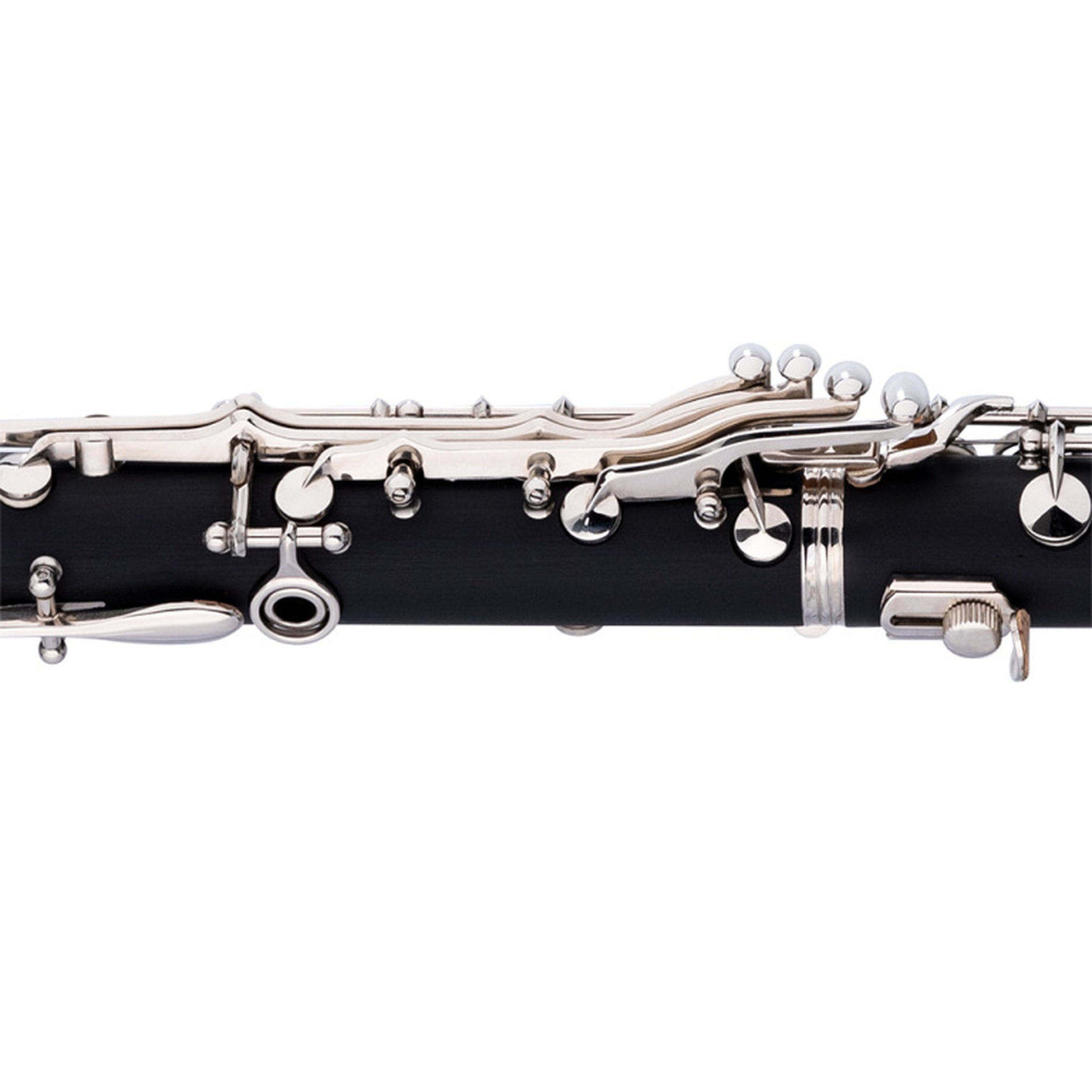 Stagg Bb Clarinet, Boehm System, ABS Body And Nickel-plated Keys And Rings