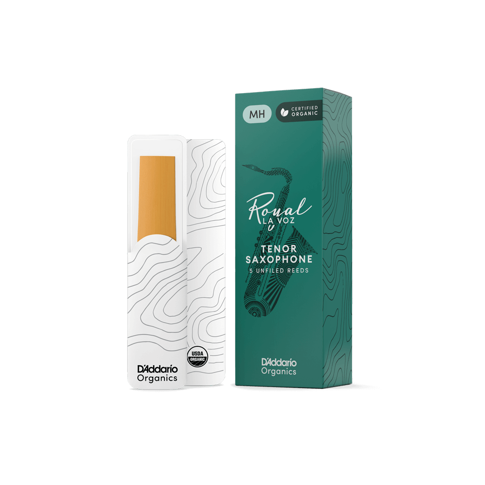 La Voz Tenor Saxophone Reeds, Medium Hard, 5 Pack