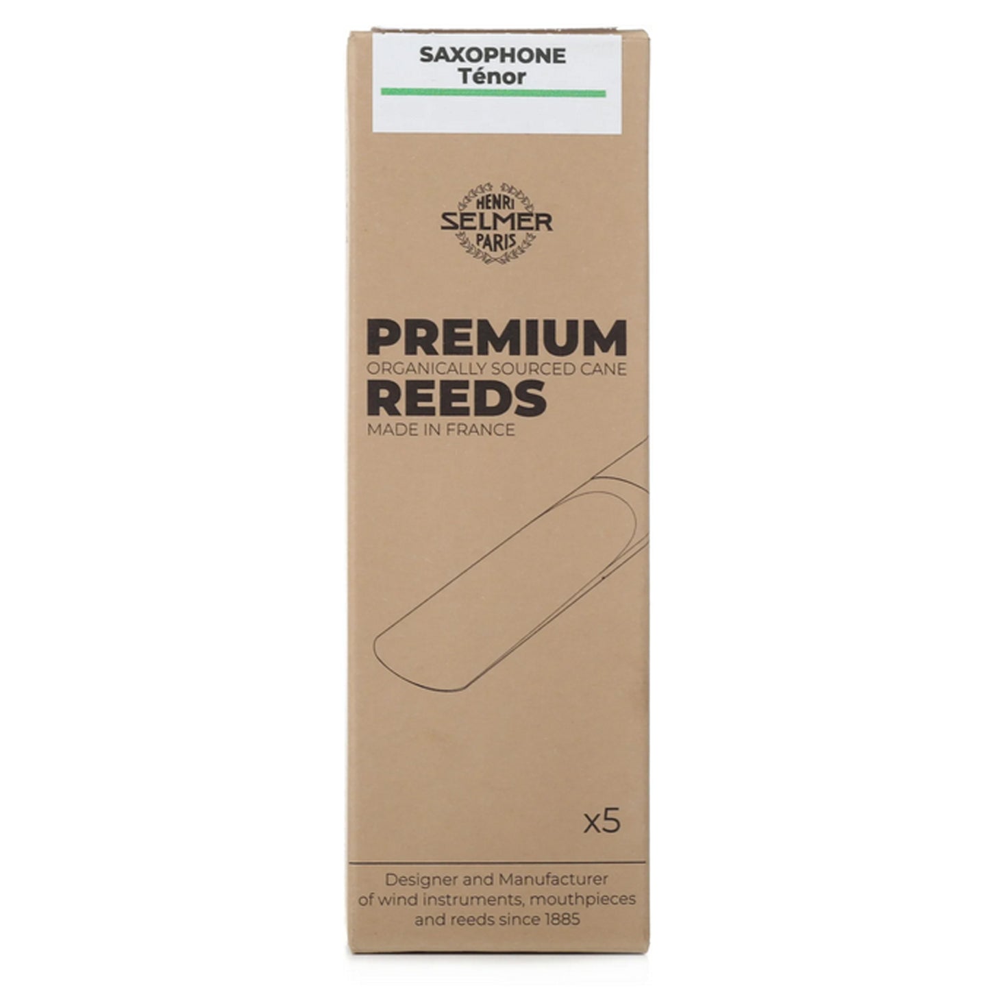 Selmer Paris Tenor Saxophone Reed Box of 5 Size 2