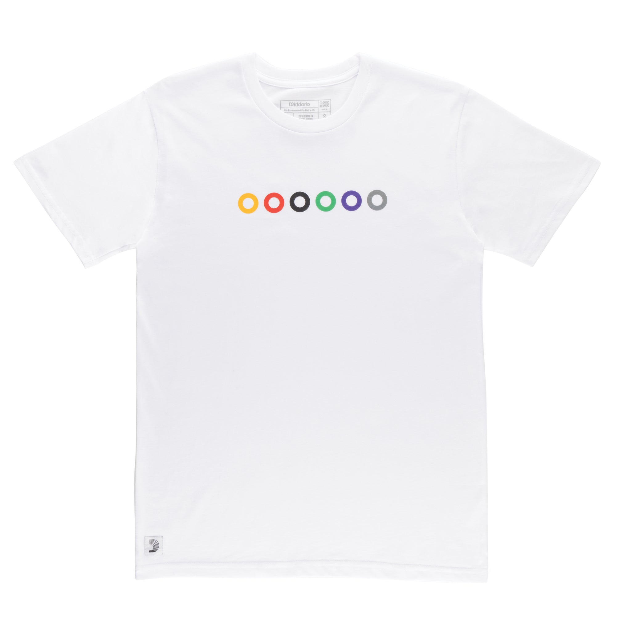 D'Addario Ball End T-Shirt, White, 2XL