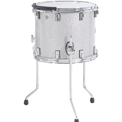 GEWA GD839.255, 14"x12" E-Drum Shell Floor Tom Silver Sparkle