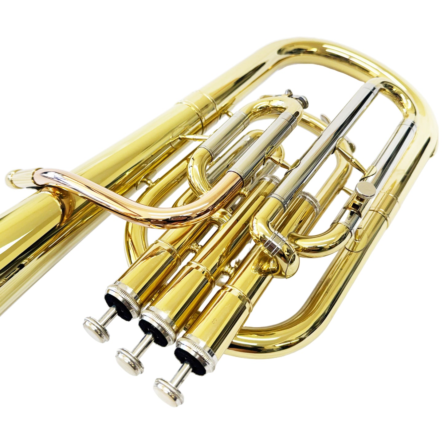 D'Luca MX280 Series Gold Brass Alto Horn with Case