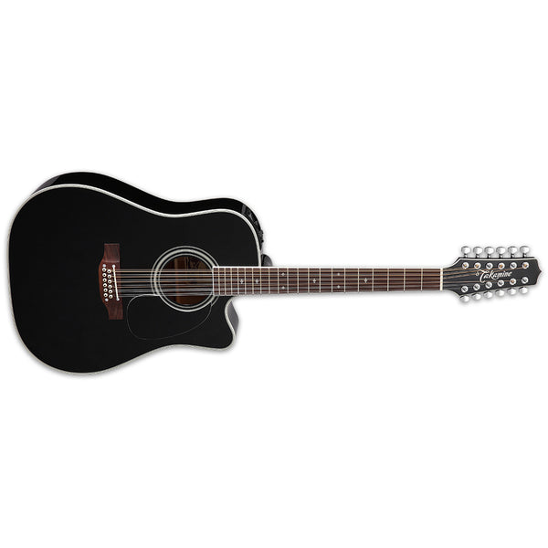 Takamine EF381SC Legacy 12-String Acoustic-Electric Guitar W/Semi-Hard ...