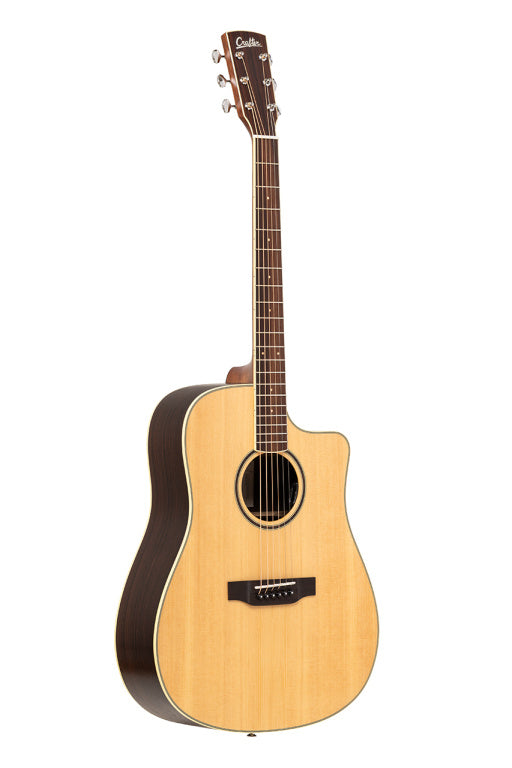 Crafter Es Series, Dreadnought Cutaway Acoustic-Electric Guitar Solid Spruce Top