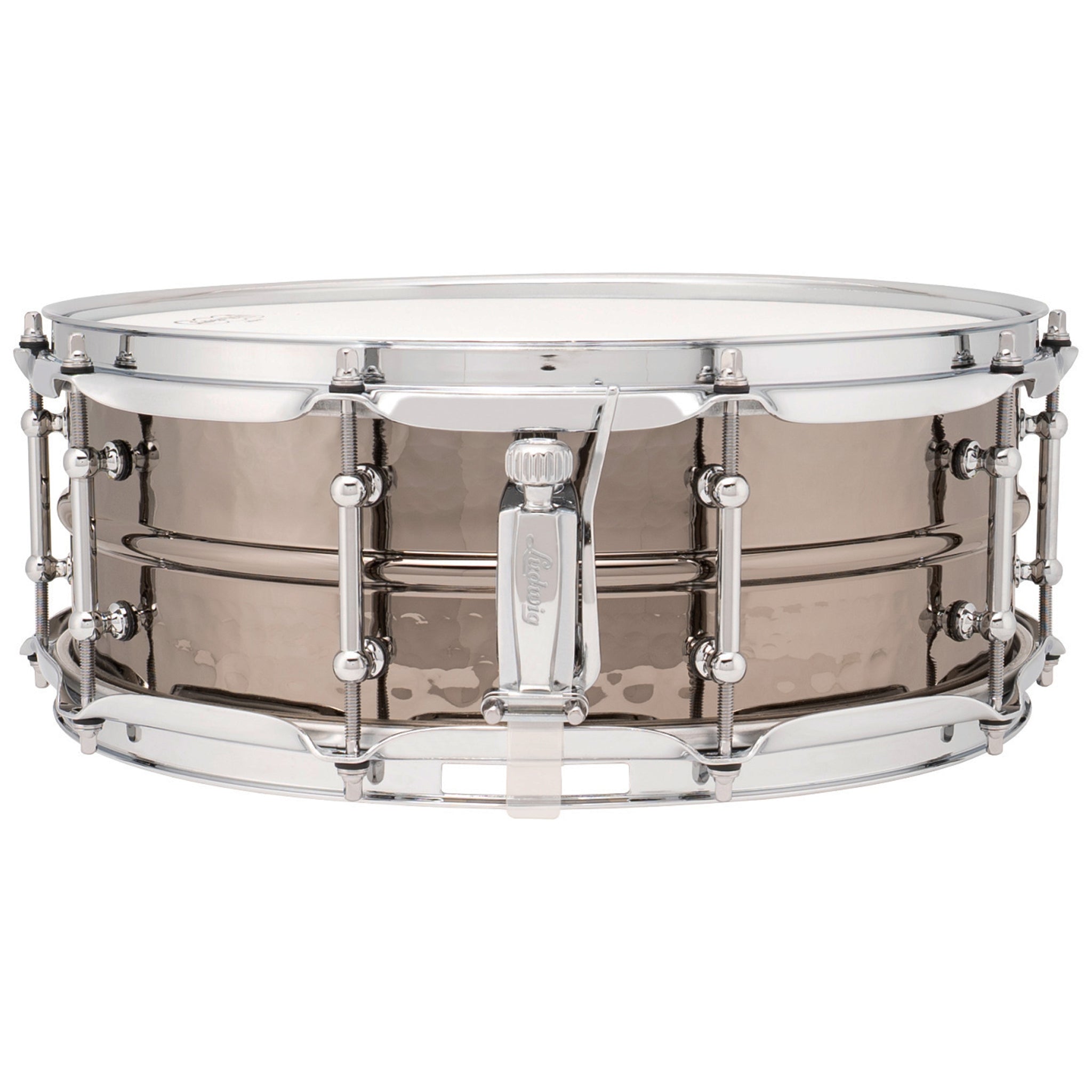 Ludwig LB416KT Black Beauty 5x14 Hammered Shell, Tube Lugs Snare Drum