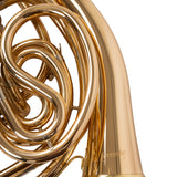 Stagg Levante F/bb Double French Horn, 4 Rotary Valves, Gold Brass