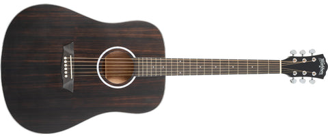 Washburn DFED-U Deep Forest Dreadnought Acoustic Guitar. Striped Ebony