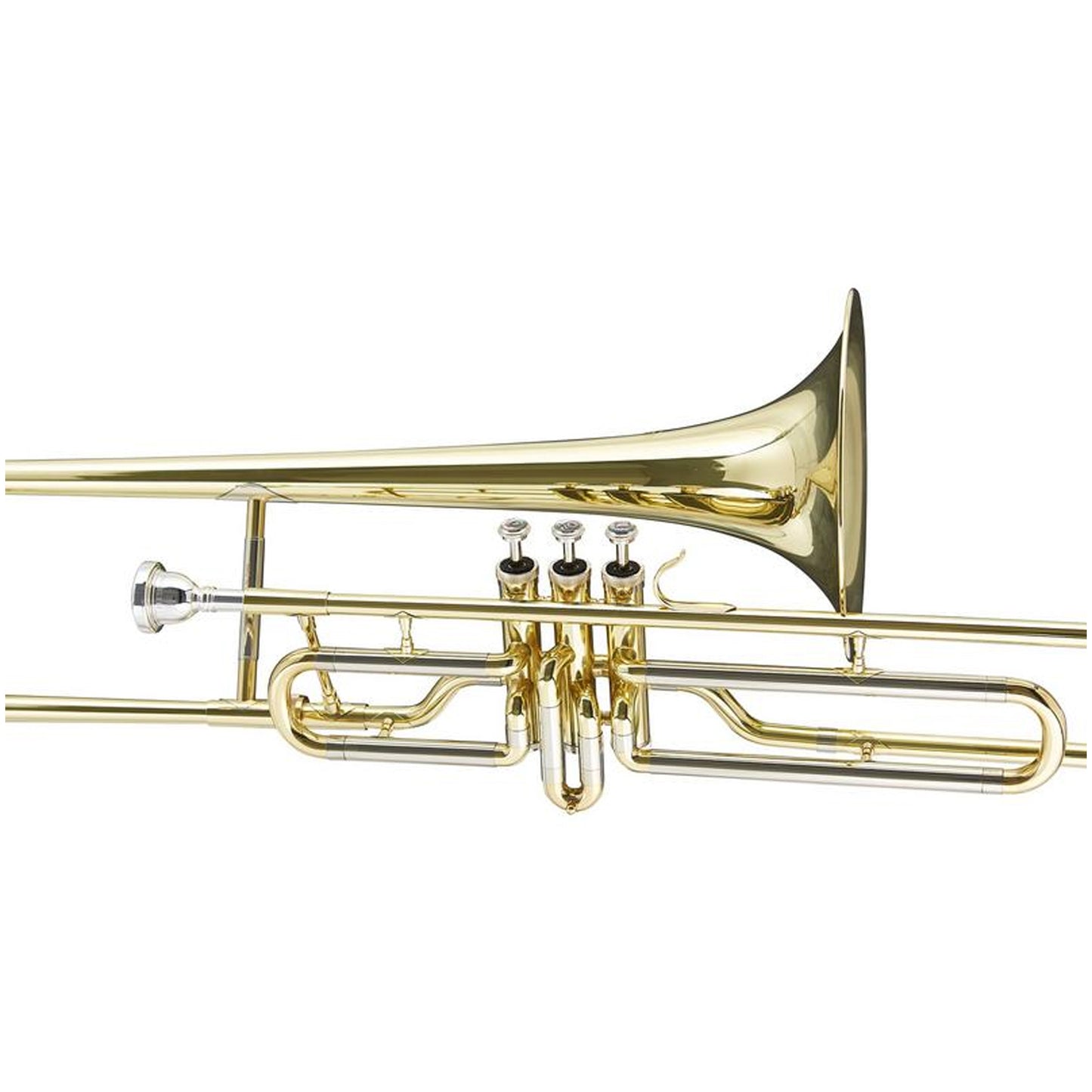 Blessing Bb Valve Trombone, .470" Bore, Clear Lacquer, Outfit
